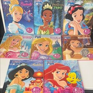 BUNDLE Disney Me Reader Books, Disney Princess